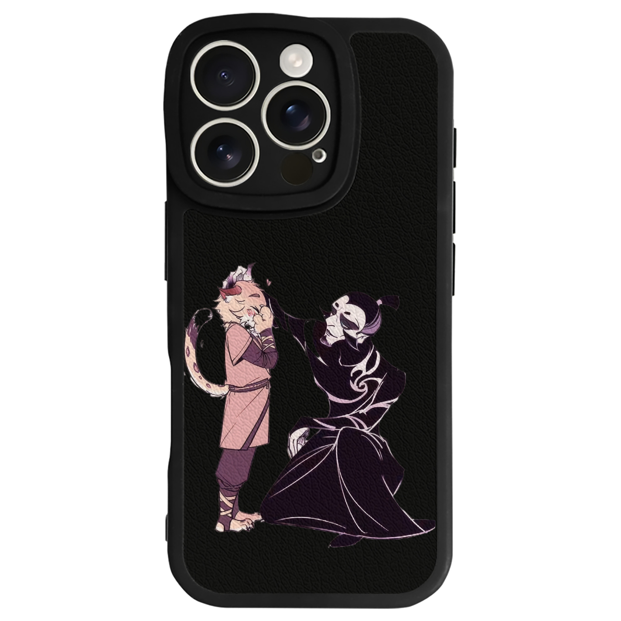 （画像用） Ne Zha 2 ナタ 魔童の大暴れ 【iPhone 16シリーズ対応】シリコンスマホケース（レザー調） 材質：シリコン